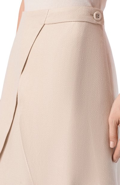 Льняная юбка OFFICINE GENERALE, арт. S26WSKT151, фото 5