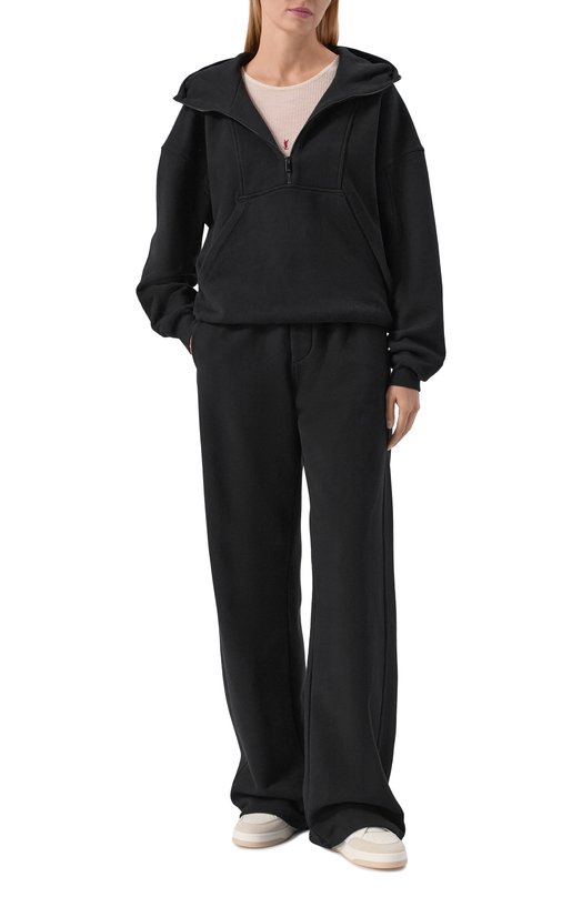Хлопковый анорак Saint Laurent 802133/Y36SW Чёрный  802133/Y36SW Фото 2