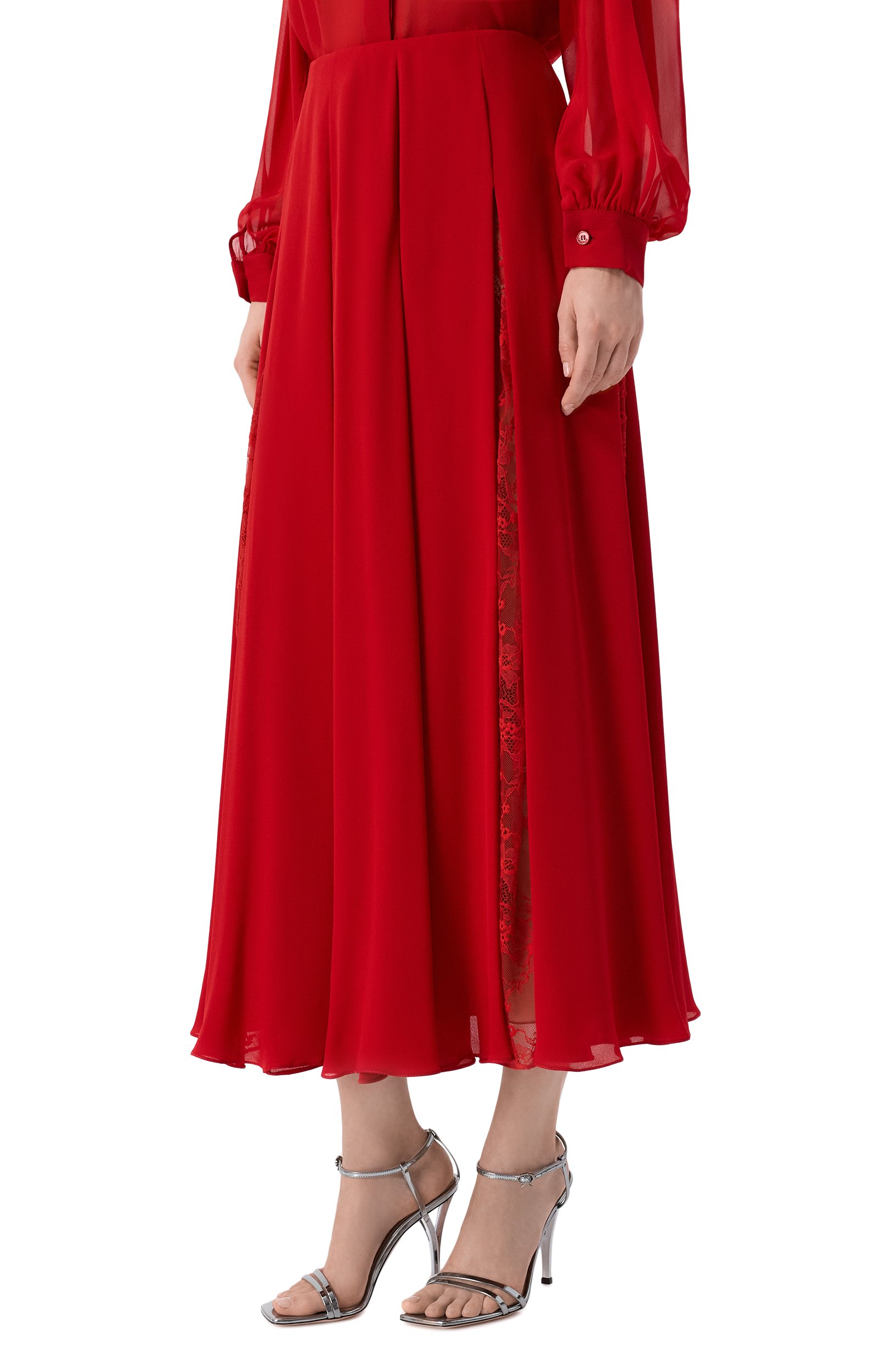 Шелковая юбка ELIE SAAB, арт. SK369NP26/SIL07, фото 4