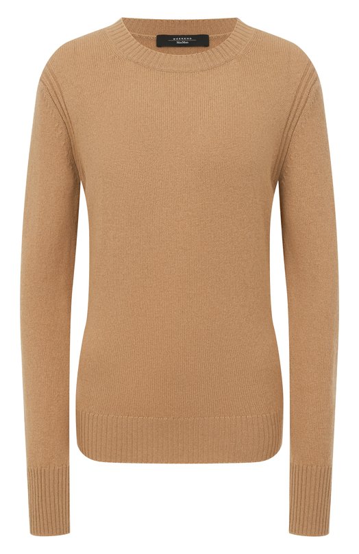 Кашемировый пуловер Weekend Max Mara FI0NDA Бежевый FI0NDA
