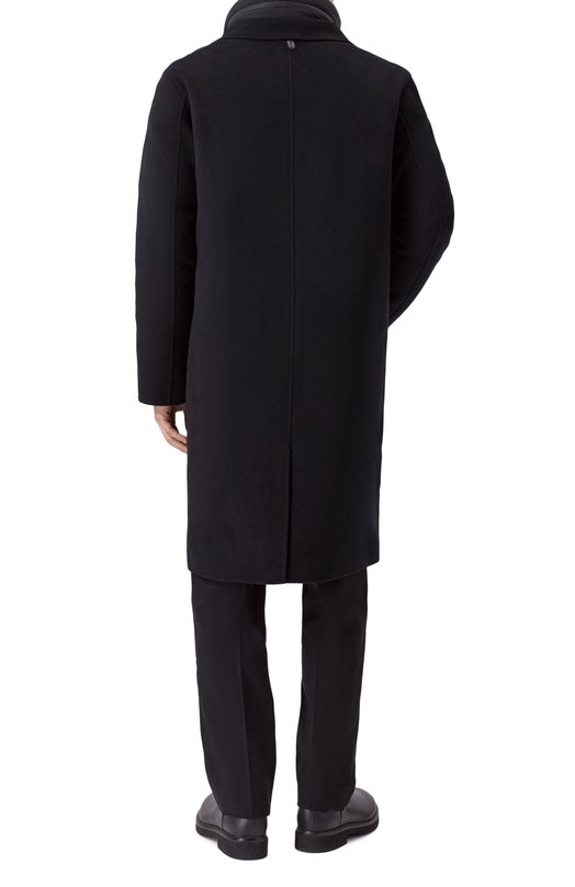 Шерстяное пальто с пуховой подстежкой Rudsak 6124503/DRAL Чёрный  6124503/DRAL Фото 6