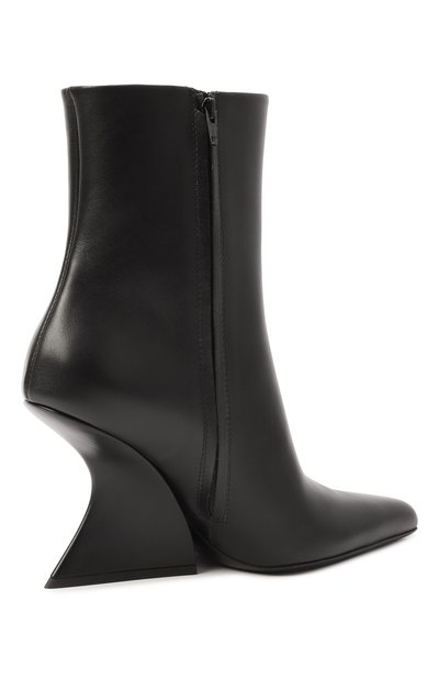 Кожаные ботильоны MUGLER черного цвета по цене 122000 руб., арт. MUWFW26FS208_TL001, фото 5 Кожаные ботильоны MUGLER, арт. MUWFW26FS208_TL001, фото 5