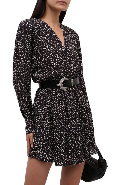 Кожаный ремень IRO черного цвета по цене 27700 руб., арт. WM50KATSINA, фото 2 Кожаный ремень IRO, арт. WM50KATSINA, фото 2