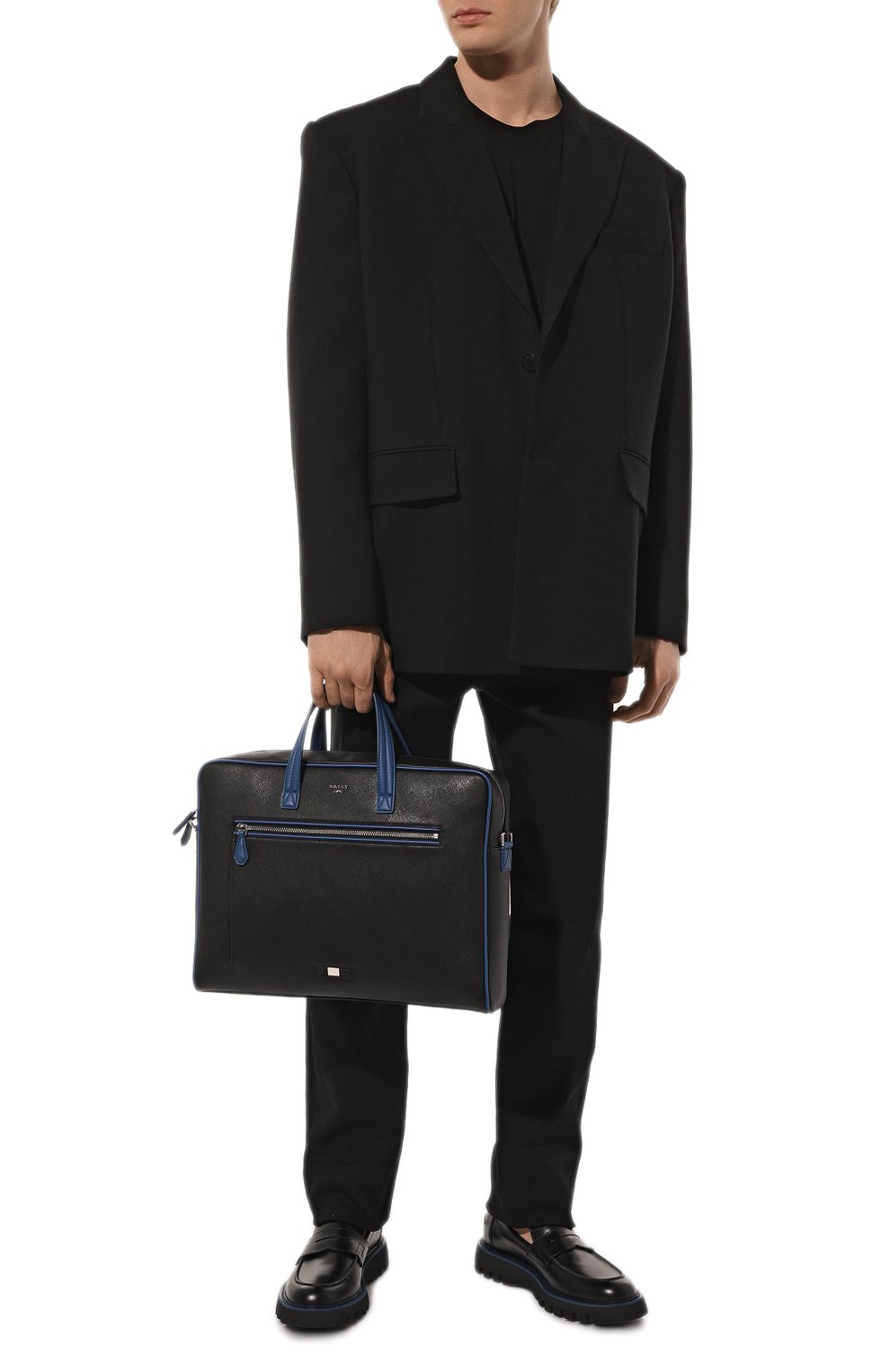 Кожаная сумка для ноутбука BALLY, арт. MAB00D/VT332, фото 7