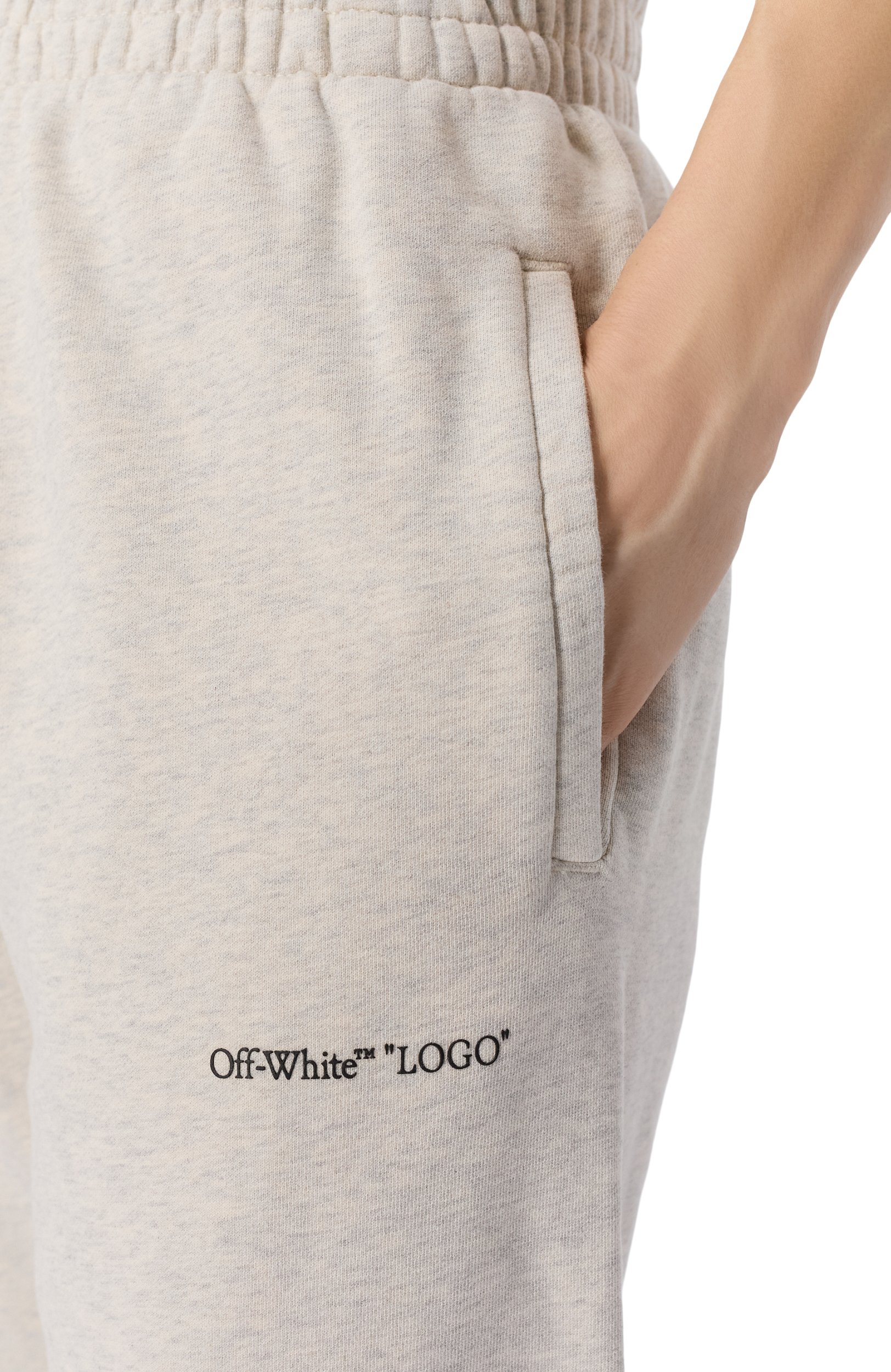 Хлопковые джоггеры OFF-WHITE, арт. 2FH00496B, фото 5