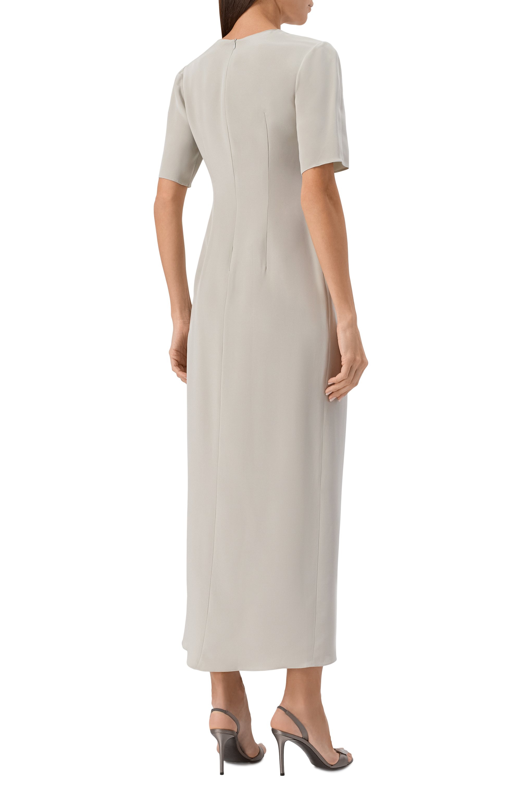 Шелковое платье 12 STOREEZ, арт. 132618, фото 4