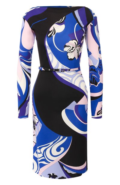 Женское платье с поясом EMILIO PUCCI, арт. 9UJH41/9U727