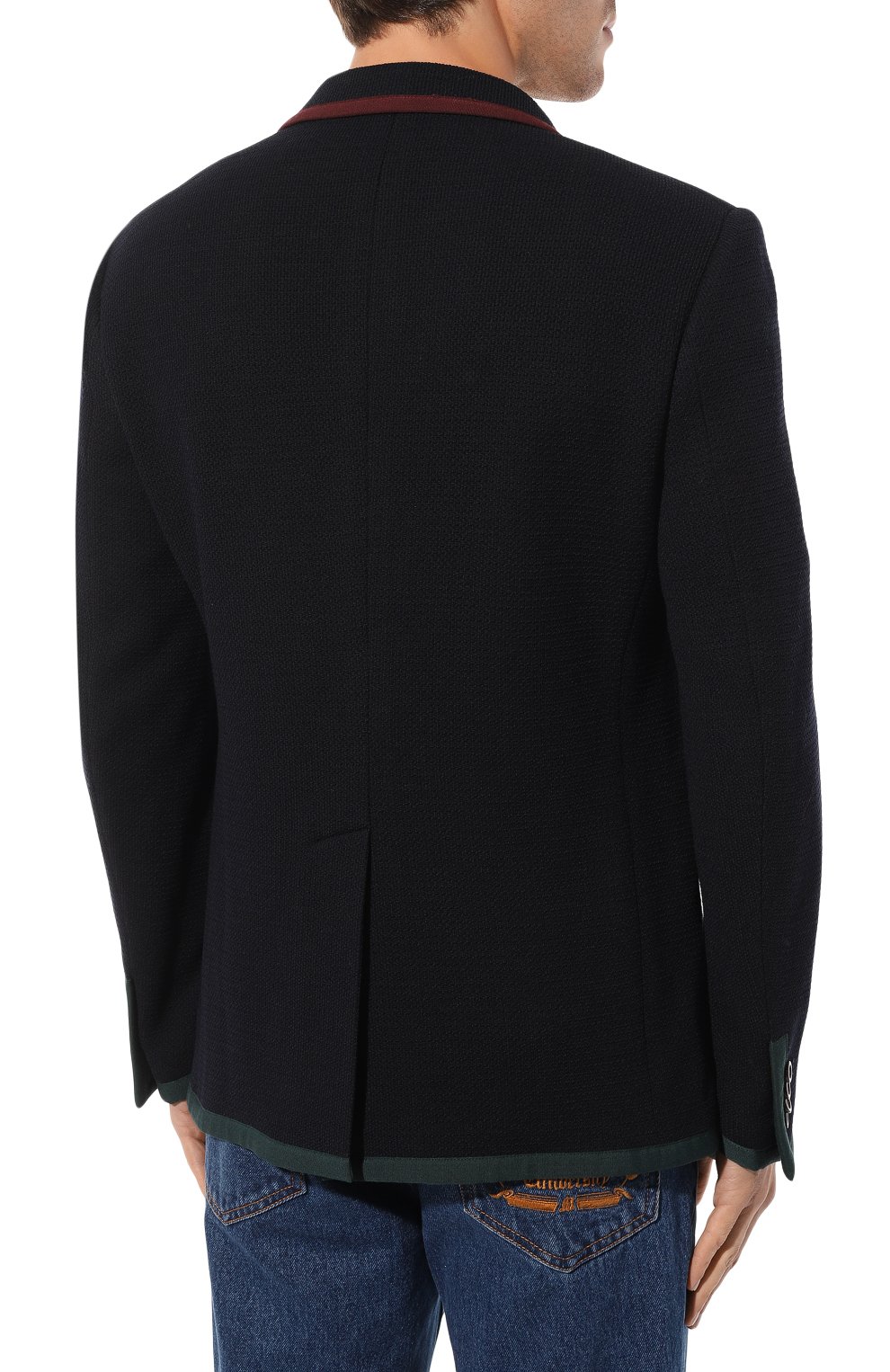 Хлопковый пиджак GUCCI, арт. 502525 Z430F, фото 4