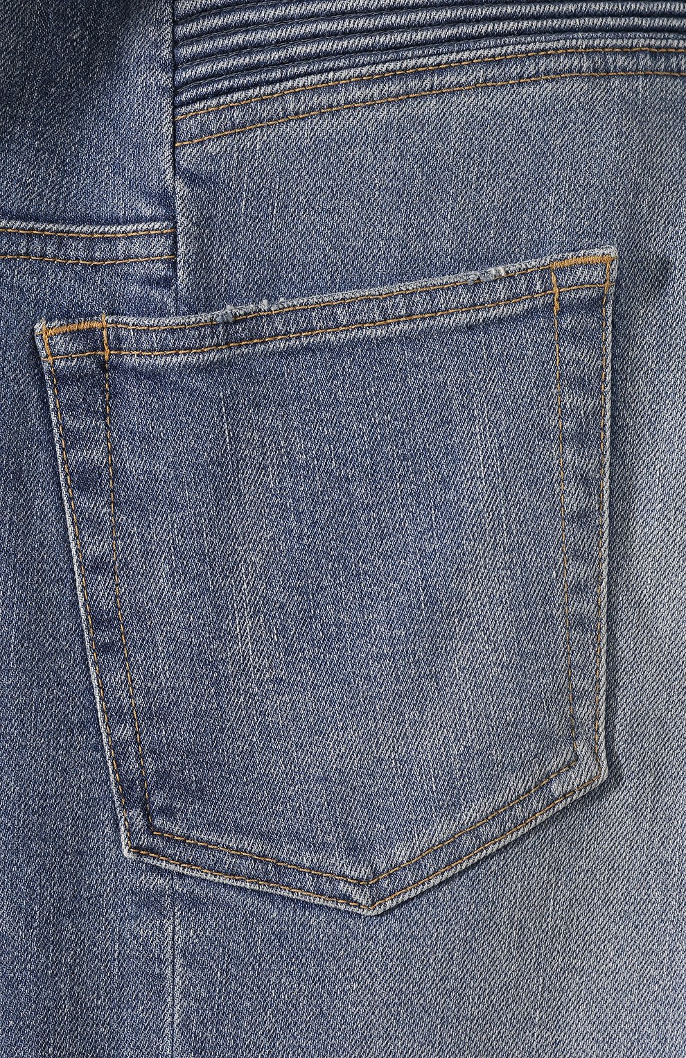 Джинсы с потертостями BALMAIN, арт. SH05332/Z750, фото 5