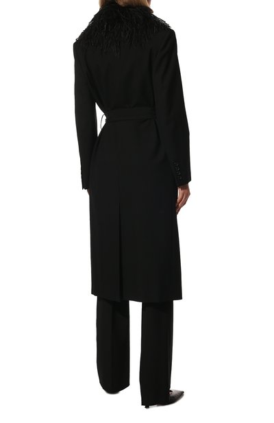 Шерстяное пальто SAINT LAURENT, арт. 659115/Y404W, фото 4