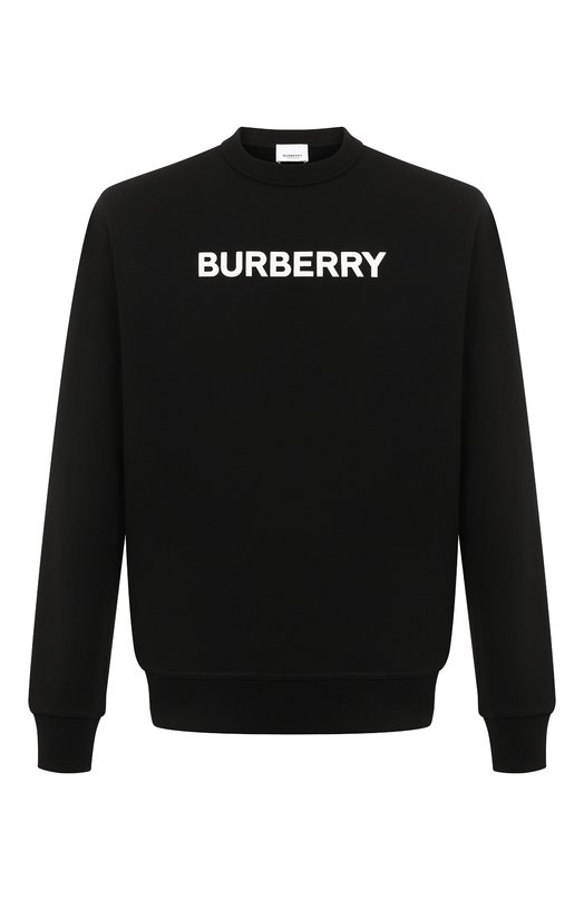Хлопковый свитшот Burberry 8055312 Чёрный 8055312