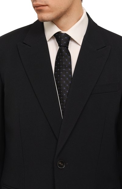 Шелковый галстук GIORGIO ARMANI черного цвета по цене 21500 руб., арт. 360054/3R929, фото 2 Шелковый галстук GIORGIO ARMANI, арт. 360054/3R929, фото 2