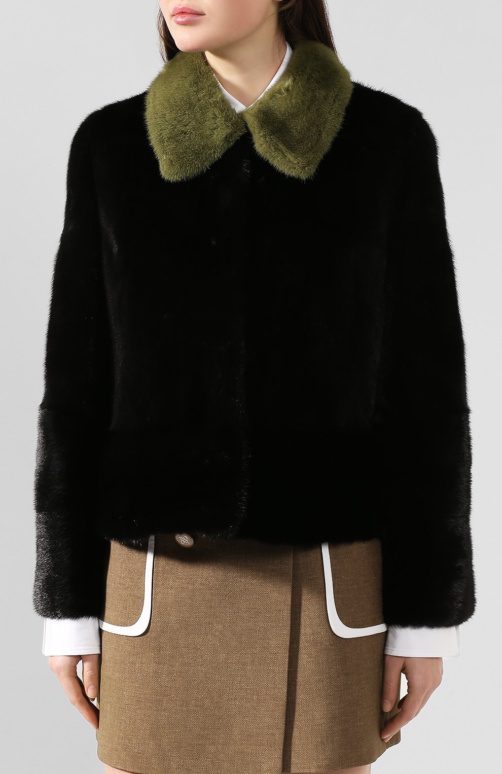 Шуба из меха норки FENDI, арт. FNF70H XP0, фото 7