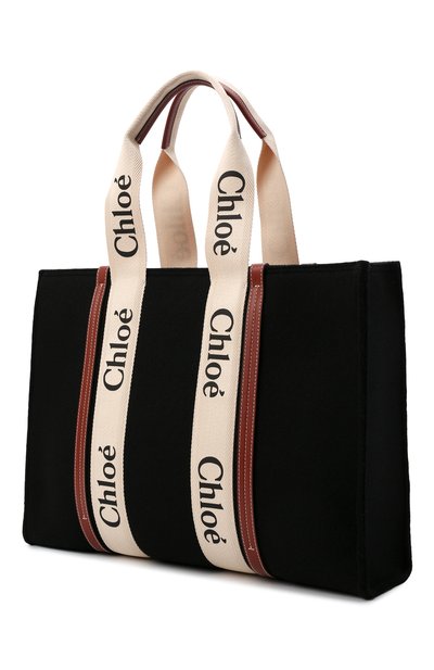 Сумка-тоут woody medium CHLOÉ, арт. CHC22SS382G64, фото 4