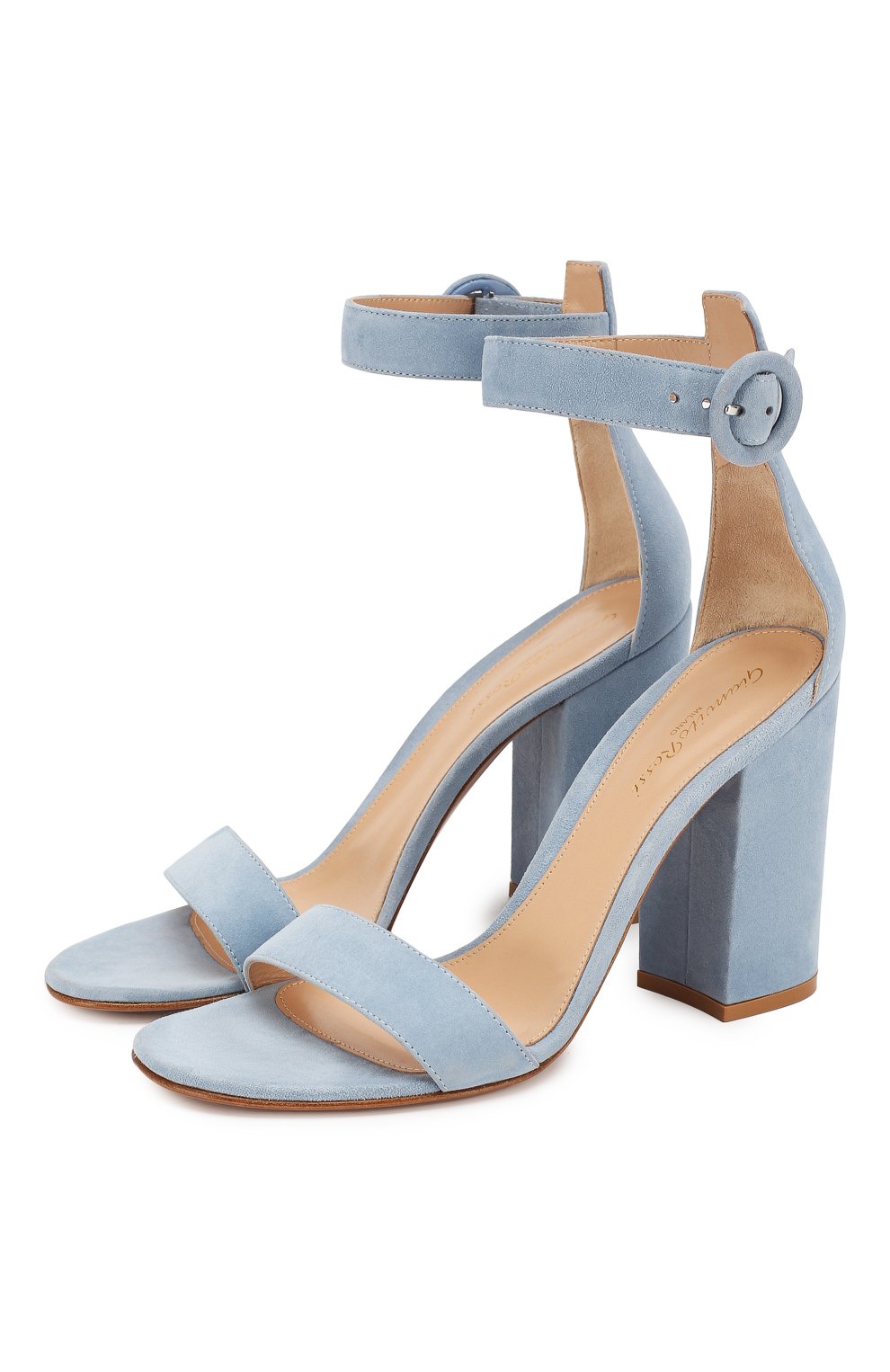 Замшевые босоножки versilia GIANVITO ROSSI, арт. G60379.00RIC.CAMST0W, фото 1