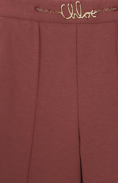 Брюки CHLOÉ темно-розового цвета по цене 33450 руб., арт. C20630, фото 3 Брюки CHLOÉ, арт. C20630, фото 3
