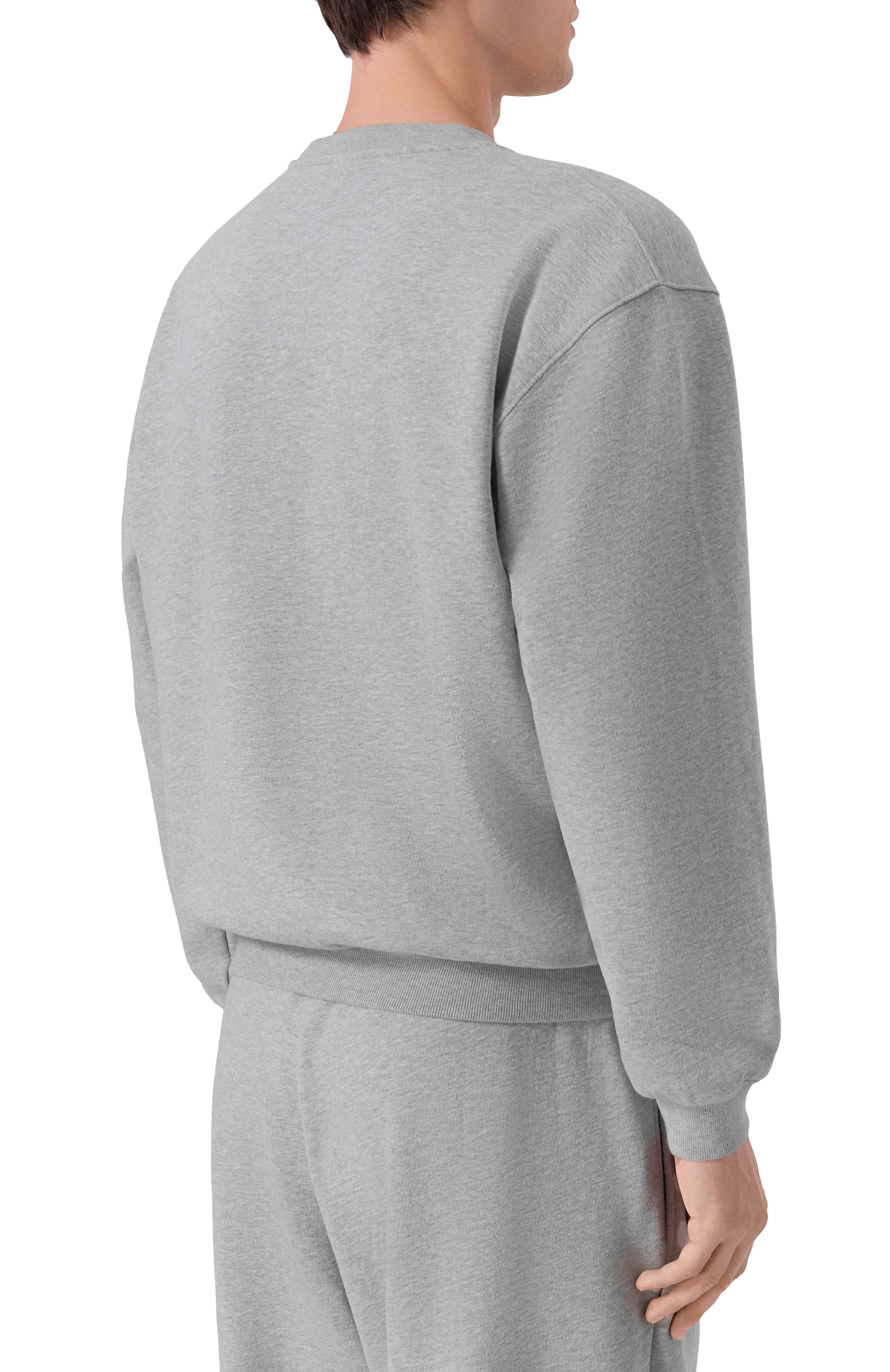 Хлопковый свитшот ГОША РУБЧИНСКИЙ, арт. SW_0104_GREY_MELANGE, фото 4