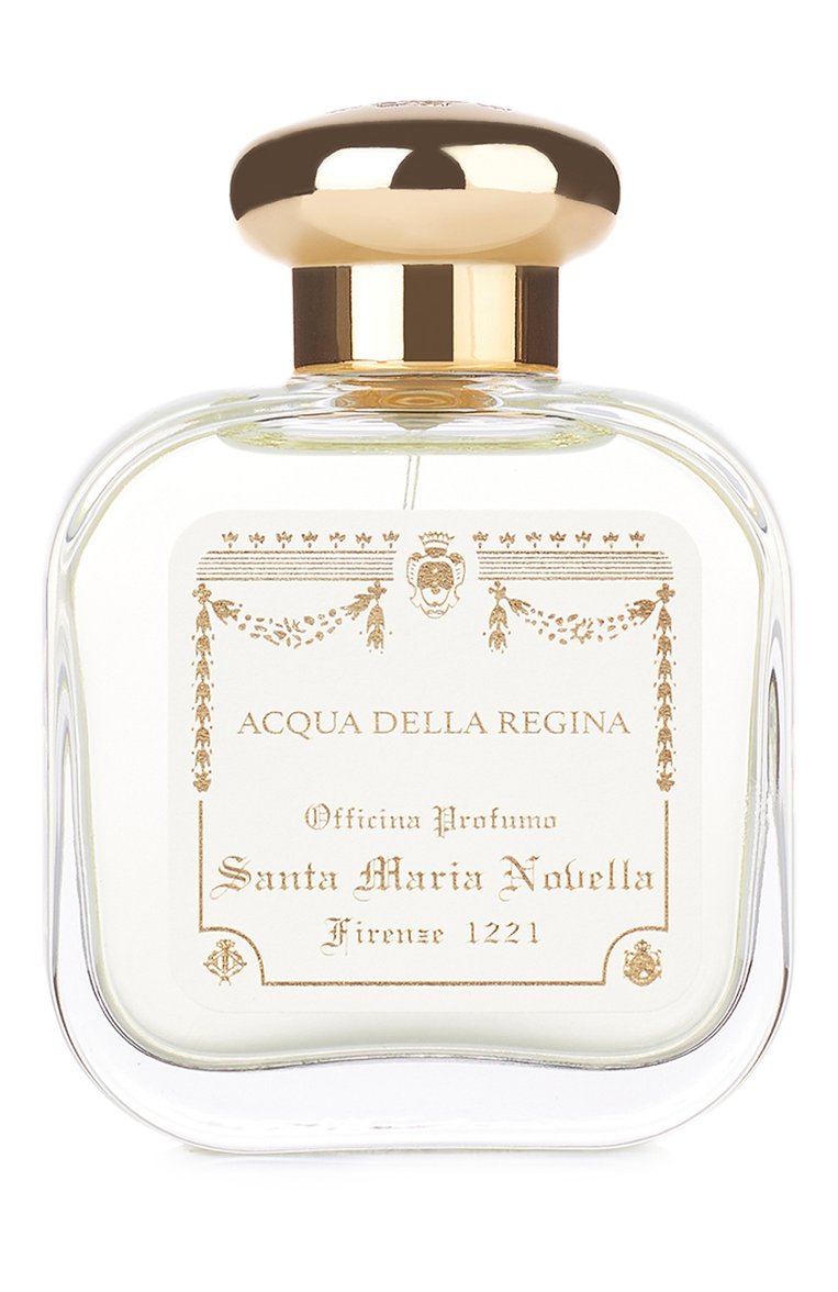 Одеколон acqua della regina (50ml) SANTA MARIA NOVELLA бесцветного цвета, арт. SMN3111102 | Фото 1 (Нос: Не проставлено; Региональные ограничения белый список (Axapta Mercury): Не проставлено; Тип продукта - парфюмерия: Одеколон; Ограничения доставки: flammable)