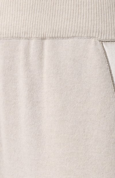 Кашемировые джоггеры BRUNELLO CUCINELLI бежевого цвета по цене 357500 руб., арт. M12169599, фото 5 Кашемировые джоггеры BRUNELLO CUCINELLI, арт. M12169599, фото 5