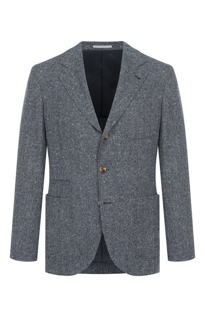 Мужской пиджак из шерсти и кашемира BRUNELLO CUCINELLI, арт. MV4177BND