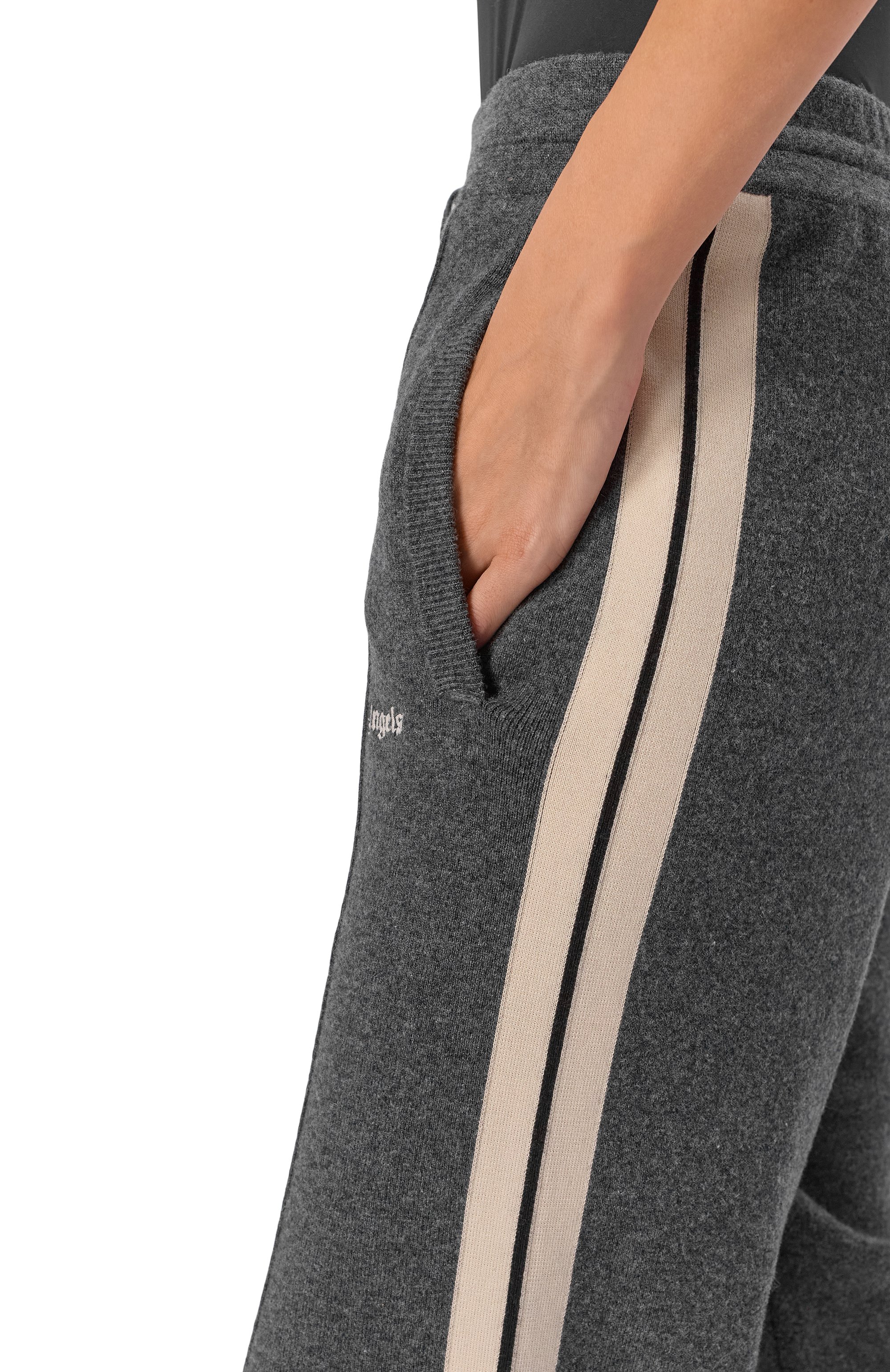 Брюки из шерсти и вискозы PALM ANGELS, арт. PWHG037F25KNI001, фото 5