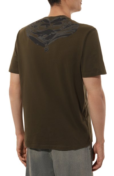 Хлопковая футболка C.P. COMPANY, арт. 17CMTS030A005100W, фото 4