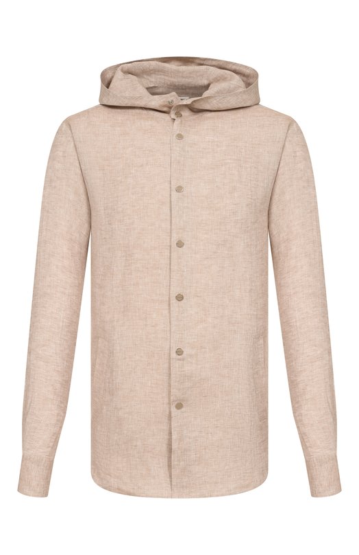 Льняная рубашка Kiton UMCMARH09613 Бежевый UMCMARH09613