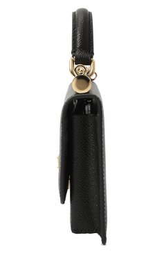 Женская сумка sicily DOLCE & GABBANA черного цвета, арт. BI9280_BE9280/A1001_1 | Фото 4 (Размер: mini; Драгоценные камни: Проставлено; Материал сплава: Проставлено; Материал: Натуральная кожа; Сумки-технические: Сумки top-handle)