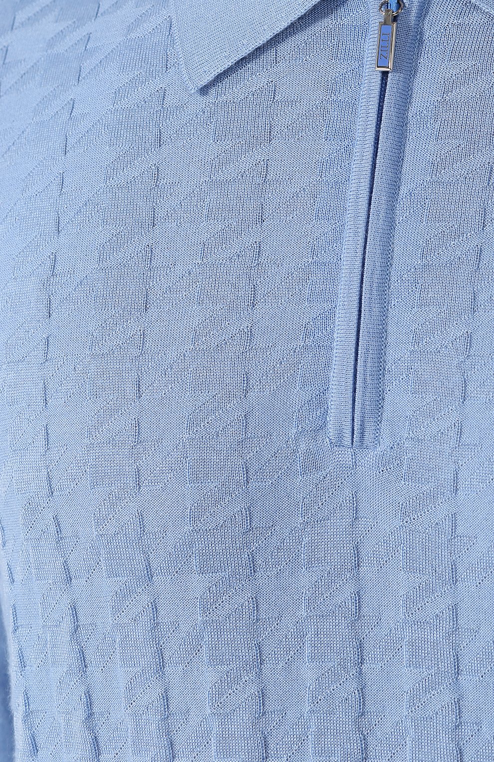Поло из кашемира и шелка ZILLI, арт. MBQ-PZ032-PIED2/ML03, фото 5