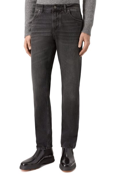 Джинсы regular DOLCE & GABBANA темно-серого цвета по цене 85850 руб., арт. GYJCCD/G80M9, фото 3 Джинсы regular DOLCE & GABBANA, арт. GYJCCD/G80M9, фото 3