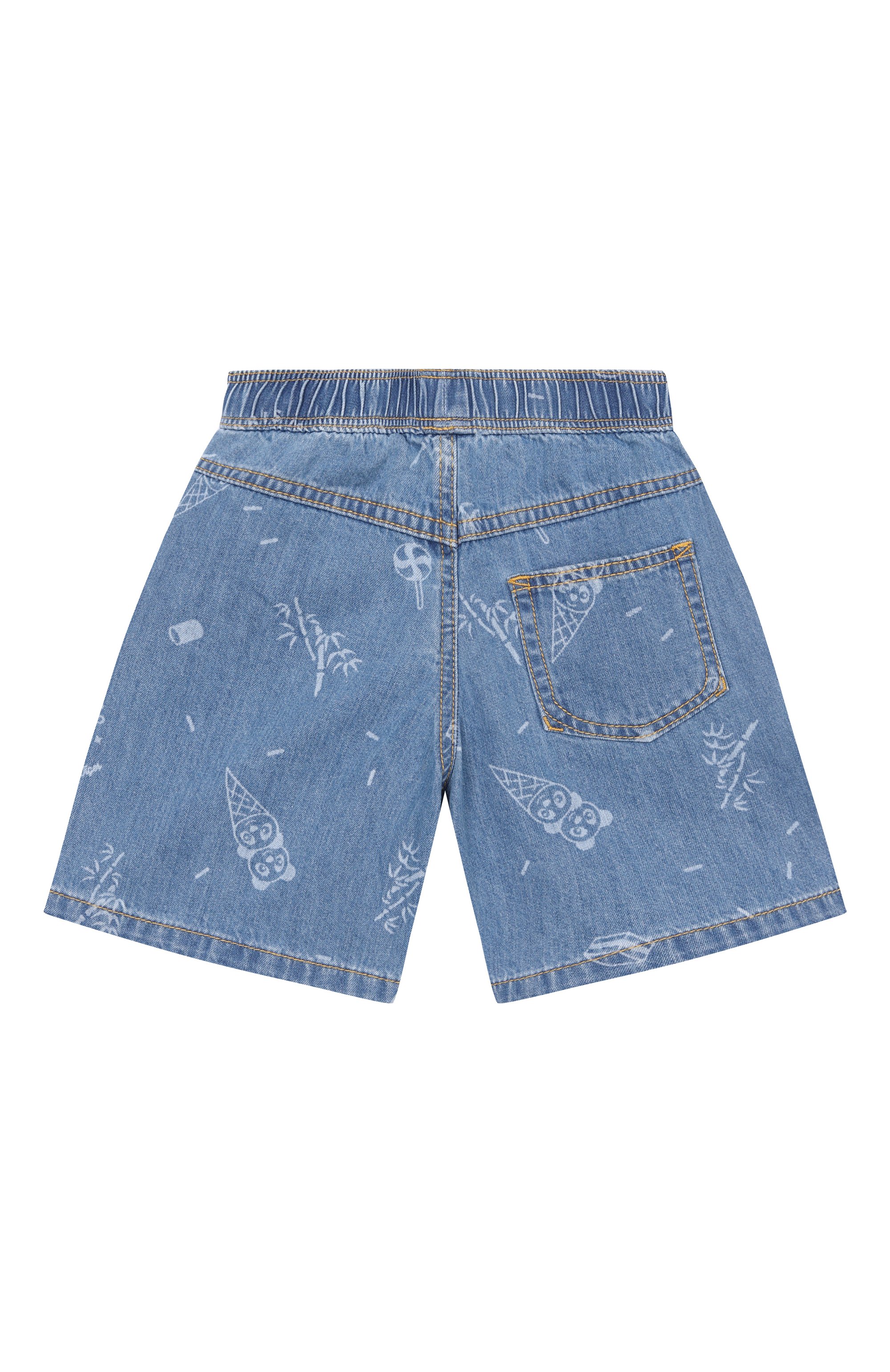 Джинсовые шорты KENZO голубого цвета по цене 16200 руб., арт. K61646, фото 2 Джинсовые шорты KENZO, арт. K61646, фото 2