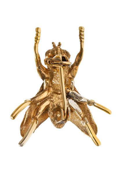 Брошь DZHANELLI золотого цвета по цене 54000 руб., арт. 00026, фото 3 Брошь DZHANELLI, арт. 00026, фото 3