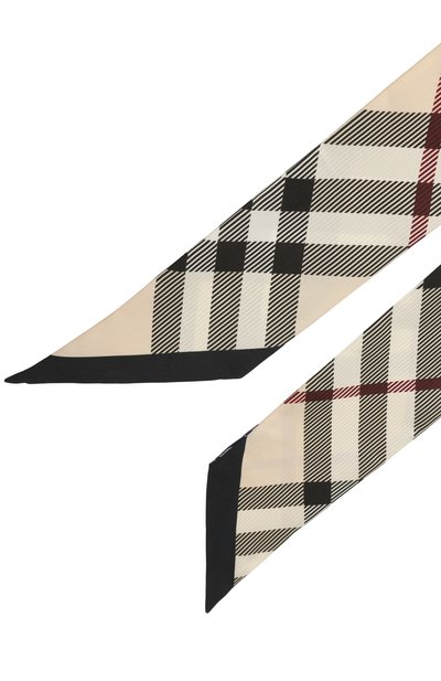 Шелковый шарф-твилли BURBERRY, арт. 8095831, фото 3