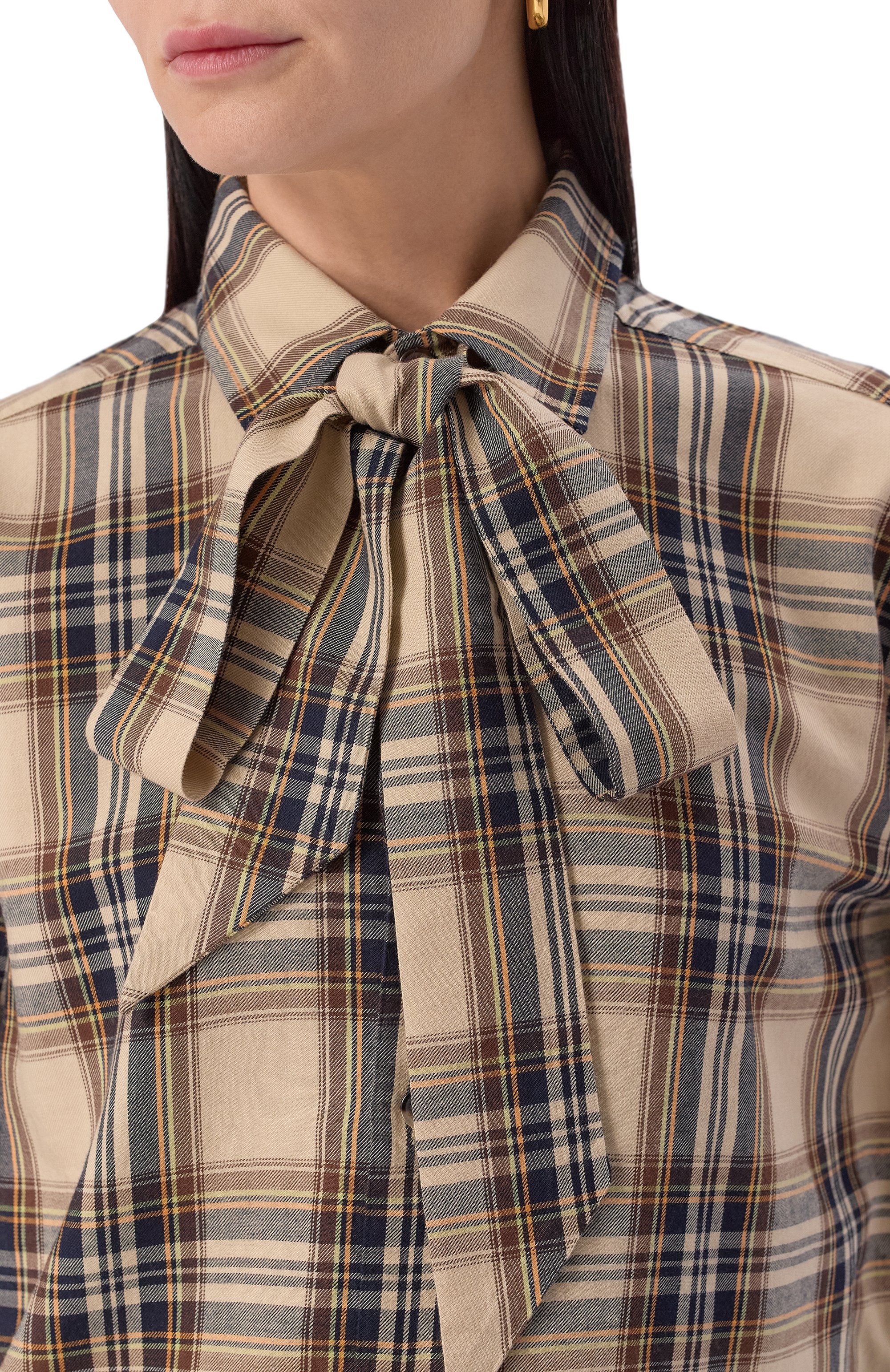 Хлопковая рубашка SAINT LAURENT, арт. 838890/Y31VA, фото 5