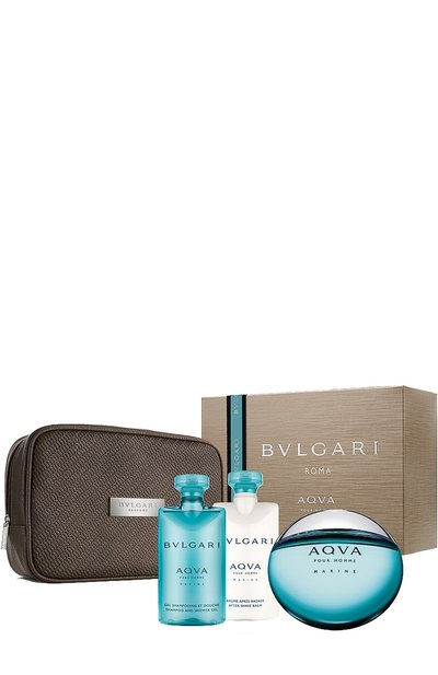 Набор aqva pour homme marine (100+75+75ml) BVLGARI, арт. 49080BVL, фото 1