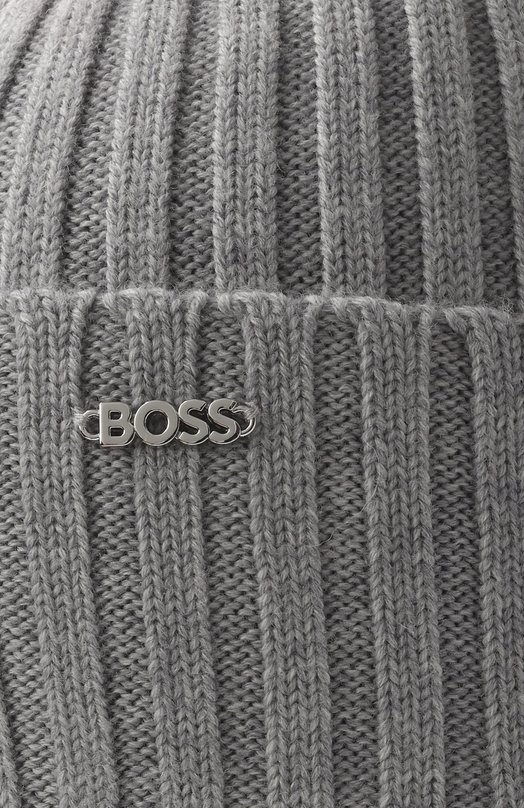 Шерстяная шапка BOSS 50545781 Серый  50545781 Фото 3