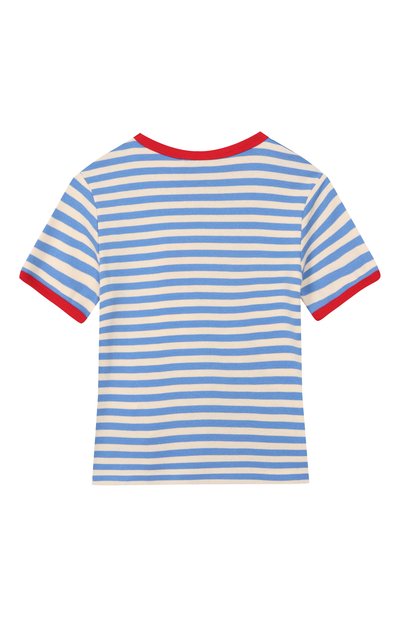 Хлопковая футболка MAX&CO голубого цвета по цене 7865 руб., арт. MX0285/MX046, фото 2 Хлопковая футболка MAX&CO, арт. MX0285/MX046, фото 2