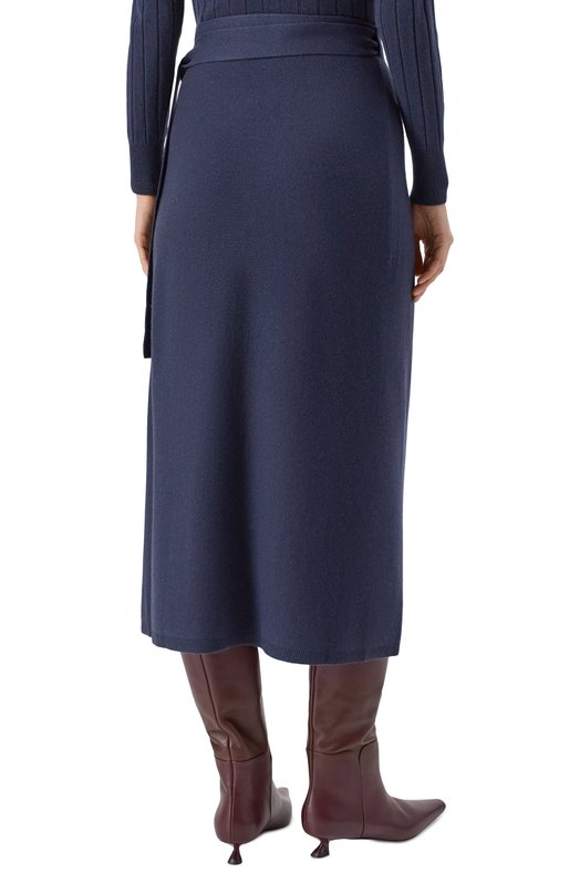 Юбка из шерсти и вискозы Gran Sasso 57244/12848 Синий  57244/12848 Фото 4