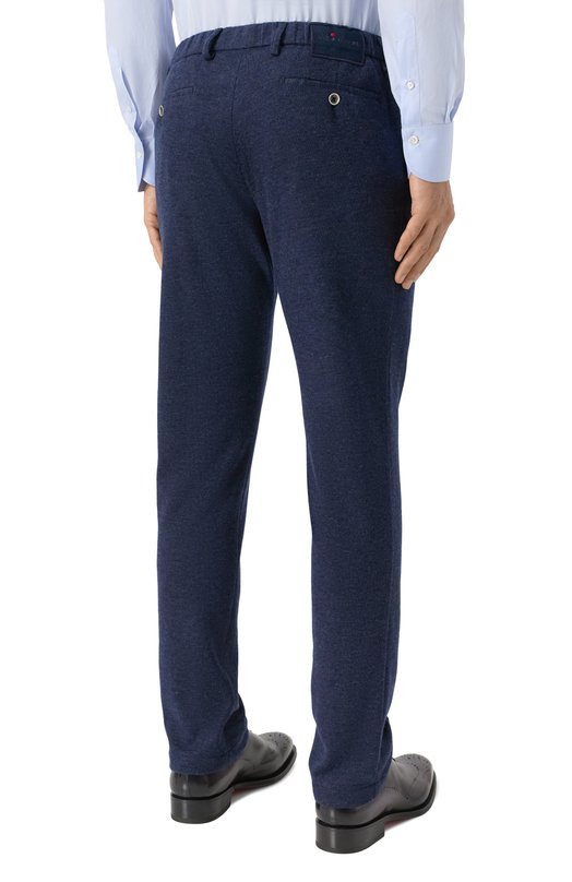 Кашемировые брюки Kiton UFFPBRK0150G06 Синий  UFFPBRK0150G06 Фото 4