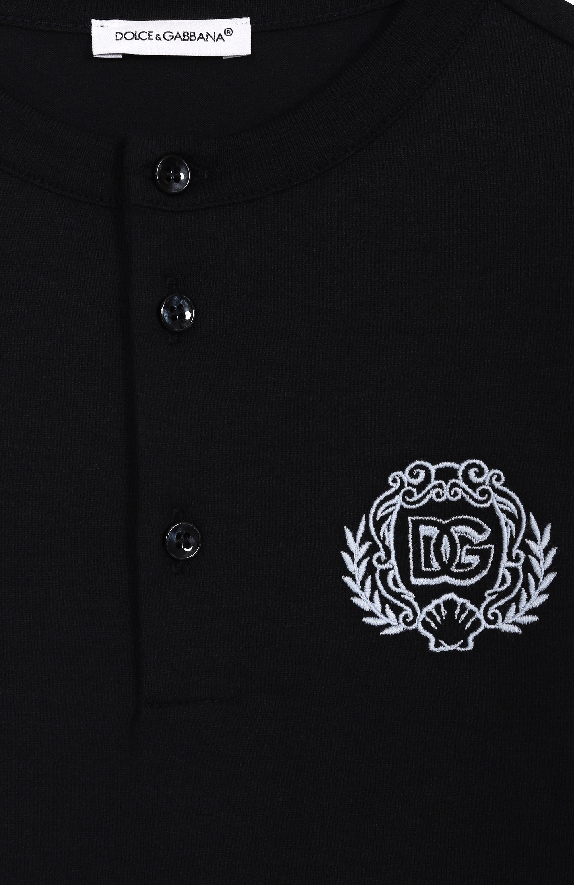 Хлопковая футболка DOLCE & GABBANA, арт. L4JTJA/G7PEW/2-6, фото 3