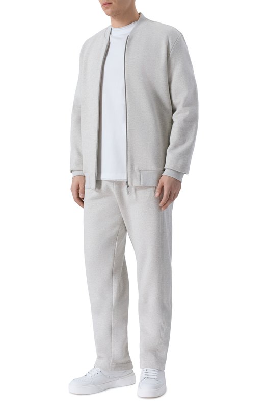 Хлопковая толстовка Zimmerli 1364-43705 Серый  1364-43705 Фото 2