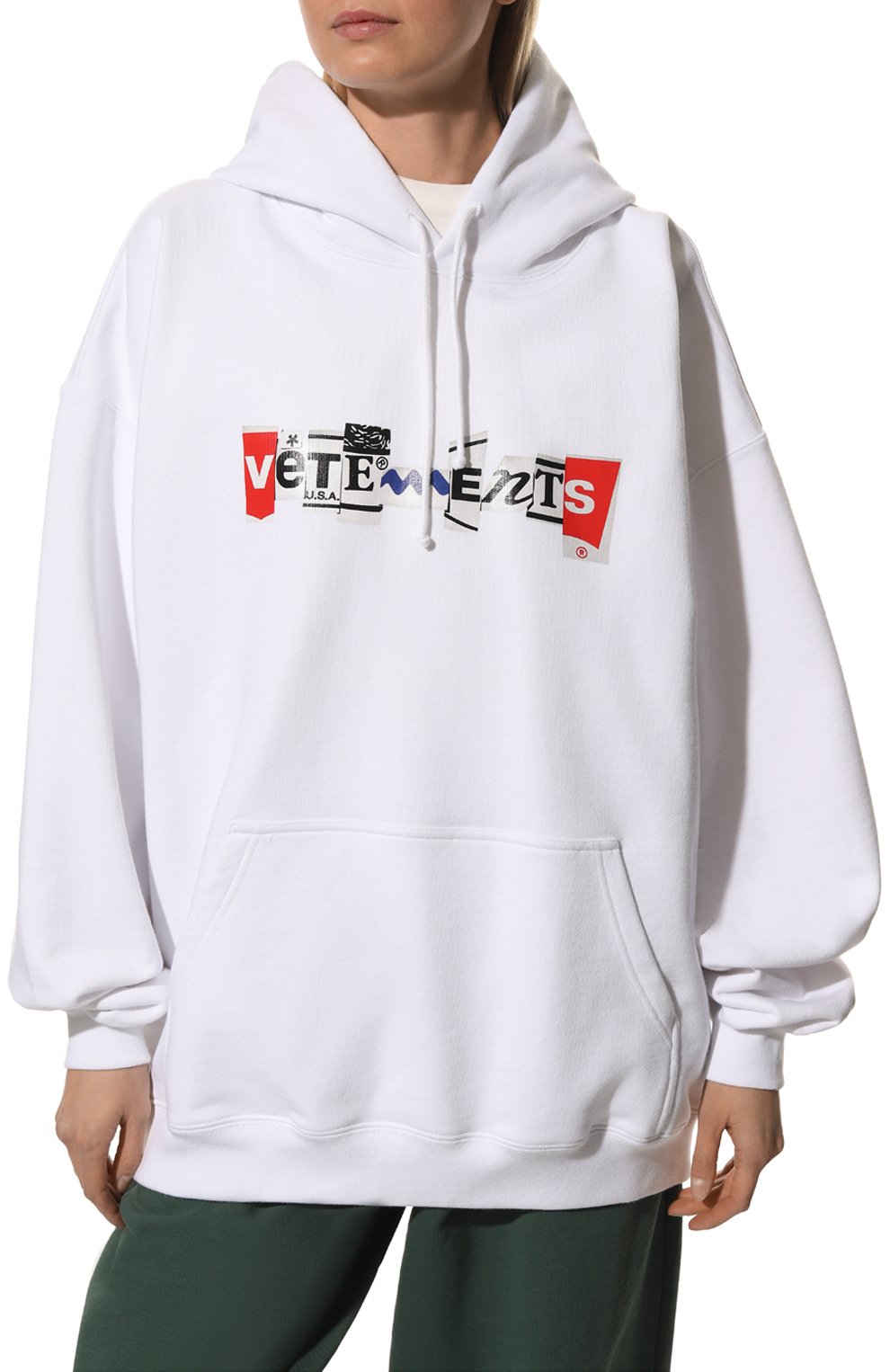 Хлопковое худи VETEMENTS, арт. UA53HD240W 1605/W, фото 3