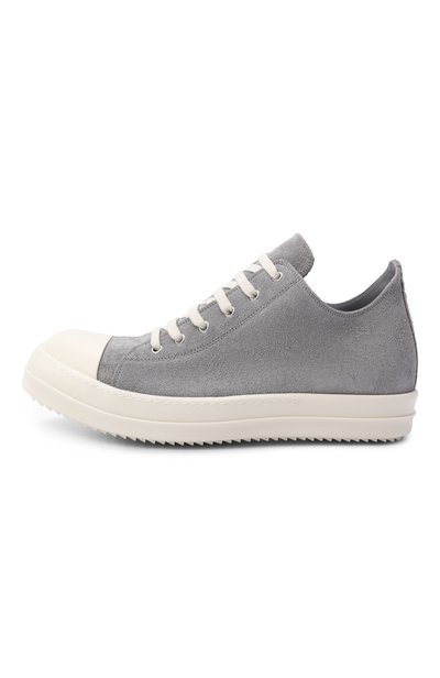 Замшевые кеды low sneaks RICK OWENS, арт. RU02F4891/LVSH, фото 3