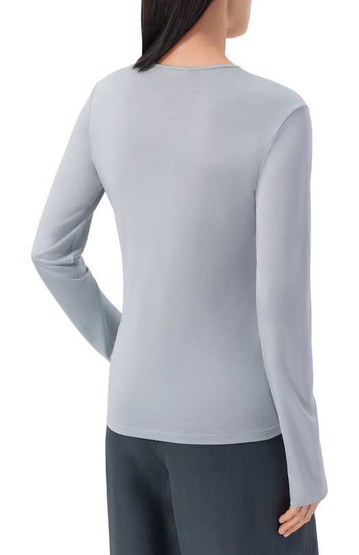 Шелковый лонгслив 12 STOREEZ 136689 Серый  136689 Фото 4