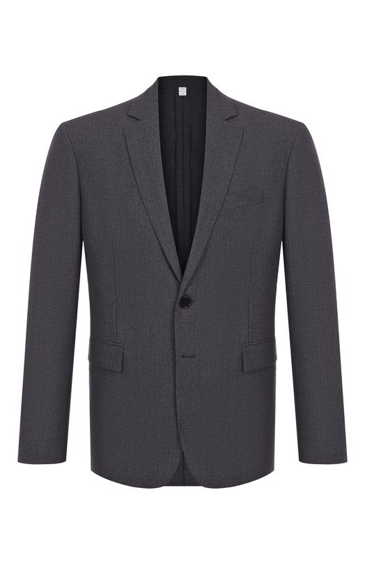 Шерстяной пиджак Burberry 8111204 Серый 8111204