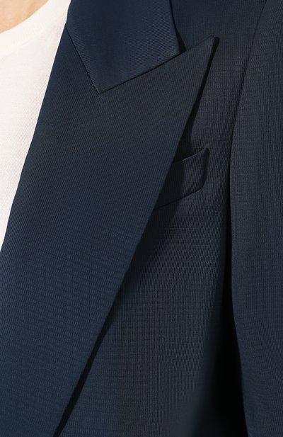 Жакет из смеси вискозы и шерсти GIVENCHY синего цвета по цене 149500 руб., арт. BW308U11WF, фото 5 Жакет из смеси вискозы и шерсти GIVENCHY, арт. BW308U11WF, фото 5