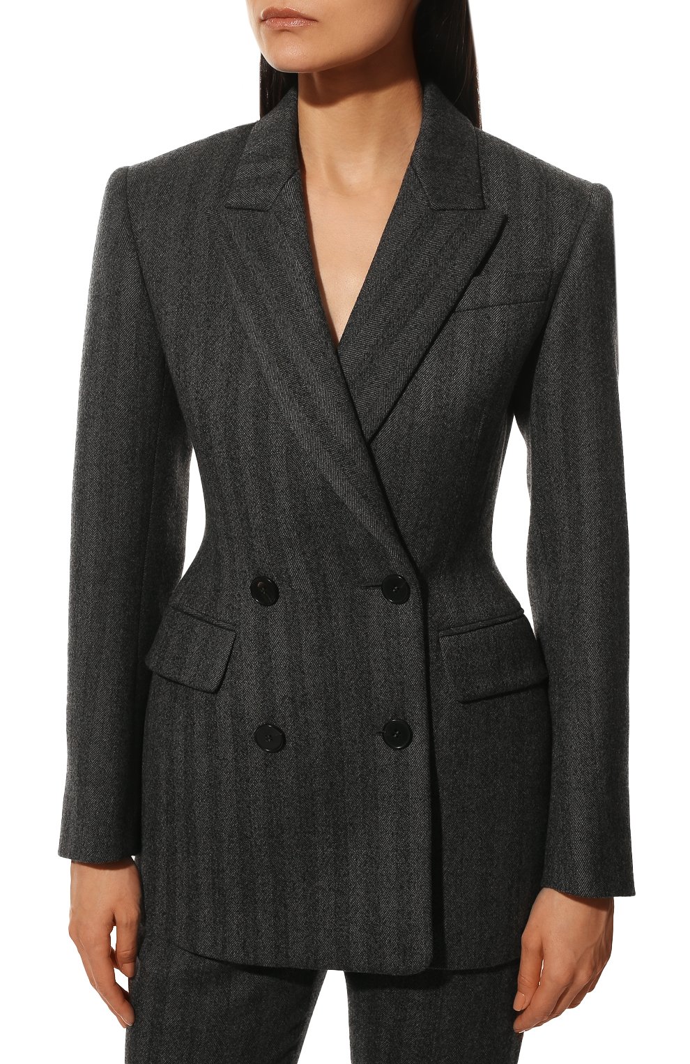 Шерстяной жакет ALEXANDER MCQUEEN, арт. 672957/QJACG, фото 3