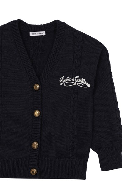 Шерстяной кардиган DOLCE & GABBANA, арт. L5KWNB/JDVGX, фото 3