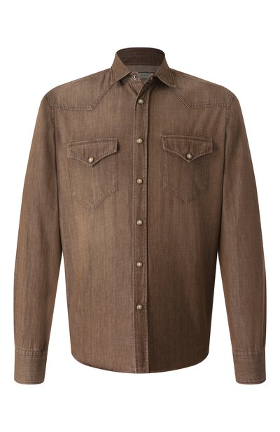 Мужская хлопковая рубашка CANALI, арт. CSL7066/GJ03491