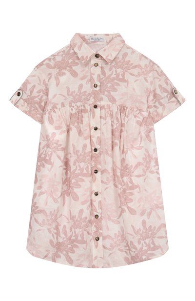 Л�ьняное платье-рубашка BRUNELLO CUCINELLI, арт. B633SA403A